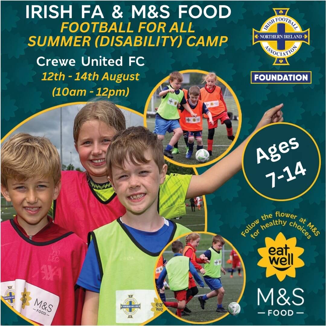 Image for Irish FA & M&S Football for all Summer Disability Camp